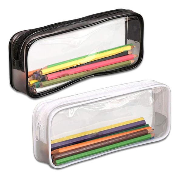 2st Transparent Skolpennfodral Silikonpennfodral Transparent