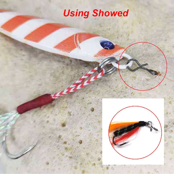 No-Knot Fast Snaps Flue Fishing Snap Ingen Knot Snaps Quick Change