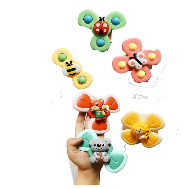 3 pack Baby Sucker Spinning Top Toy Fidget Spinner Badleksak med