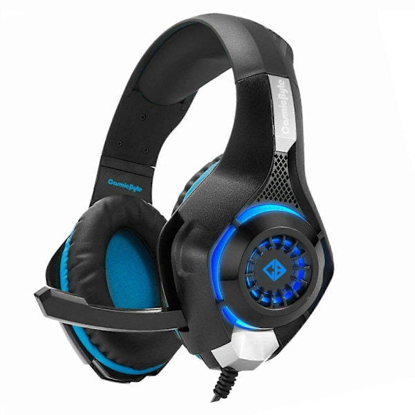 Kuulokkeet PS4 PS5 PC Xbox Series -konsoleille, 3,5 mm syvä basso stereo pelikuulokkeet