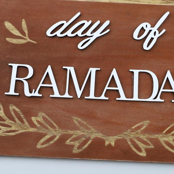 Ramadan Advent Calendar Puiset lähtölaskentakalenterit Koristeet kotiin, 30 päivää Eid, Ramadan Lahja lapsille, Ramadan ja Eid sisustus