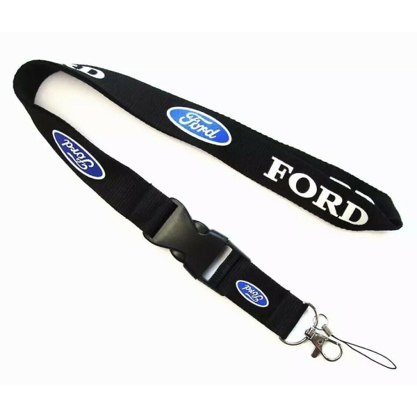 Ford Lanyard Nyckelring Nyckelring ID Nyckelkortshållare Telefonrem Present