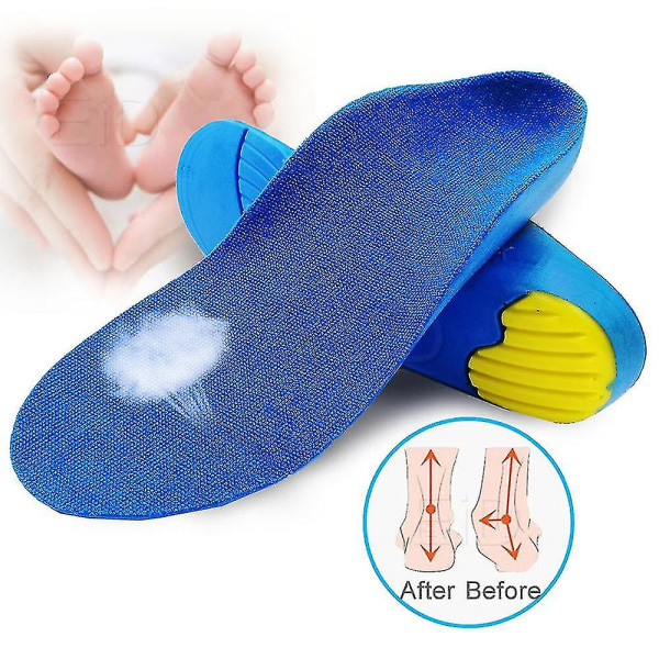 Barn Barn Ortotics Innersåler For Flat Feet Buestøtte Korreksjon Fotpleie For Kid Ortopedisk innersåle Sko Innlegg