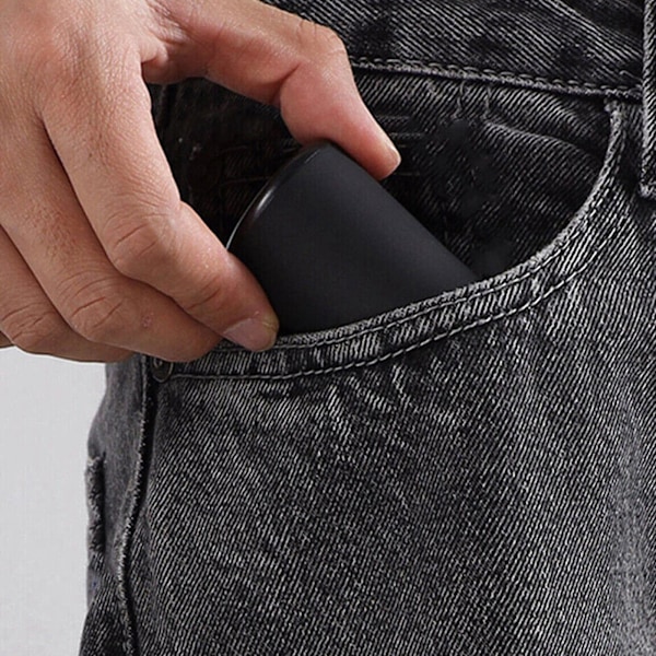 Bärbar Mini Elektrisk Resrakapparat Fickstorlek Rotary Razor för Män js