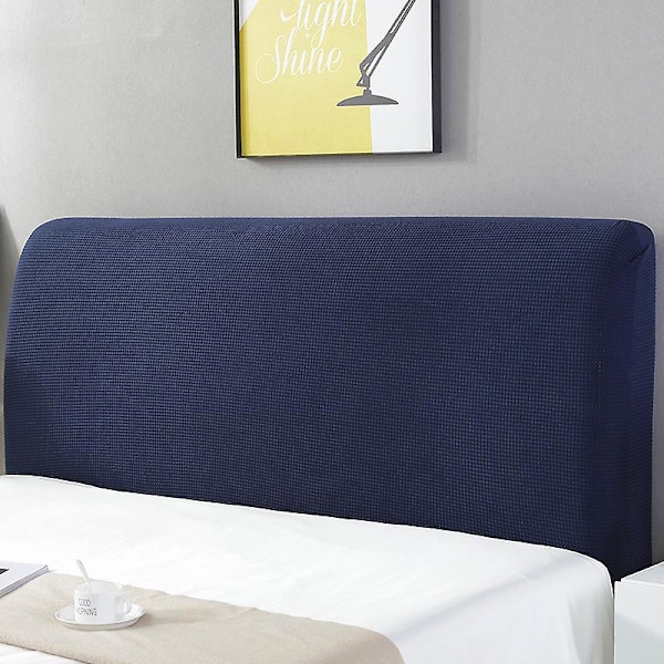 (Dark Blue,140-160cm)Headboard Cover Protector Headboard Cover Solid Design Headboard Cover Removable Washable Headboard Cover Bedroom