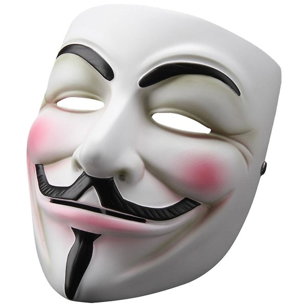Anonymous Guy Fawkes Resin Cosplay Mask -juhlapukurekvisiittalelut