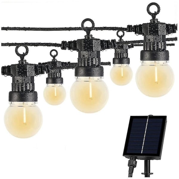 Led Solar Light Outdoor Garland Street G50 Bulb String Light Som Lampa För Uteplats Trädgård 5m 10leds