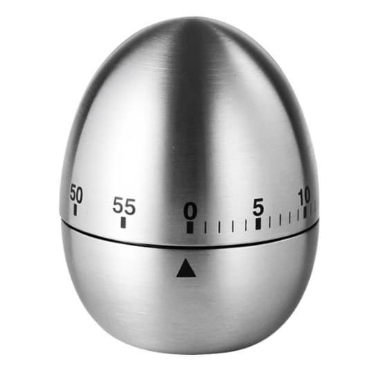 Mekanisk eggformet timer 60 minutter