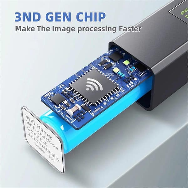 WiFi Senderboks for USB Endoskop Kamera Støtte iOS Android PC WiFi Endoskop