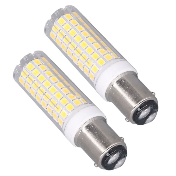 BA15D 10W Dimmerbar Energibesparende LED Maispære 102 LED AC 100-120V - Pakke med 2