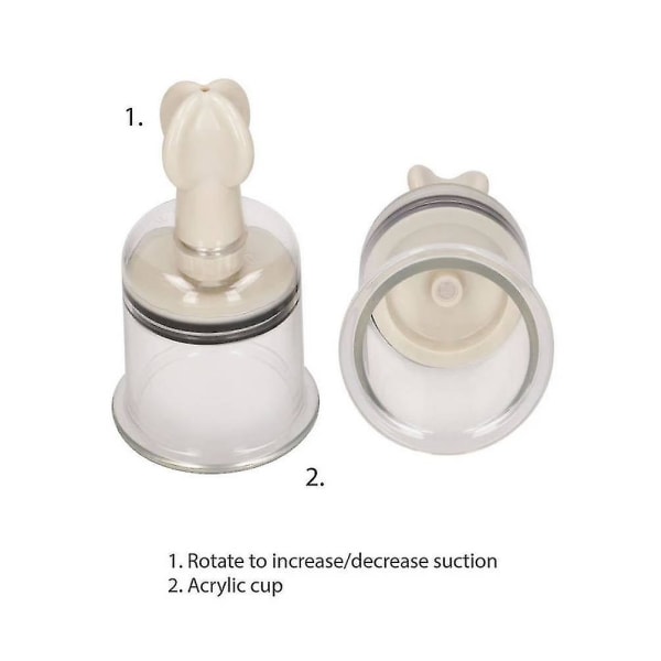 Shots Toys Pumped Nipple Suction Set - kirkas