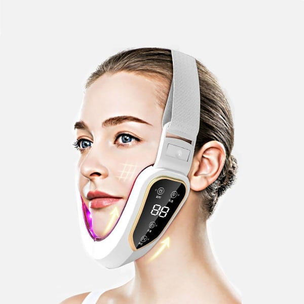 Ansiktsløfteenhet Led fotonterapi Ansiktsslankende massasjeapparat V-line Pro