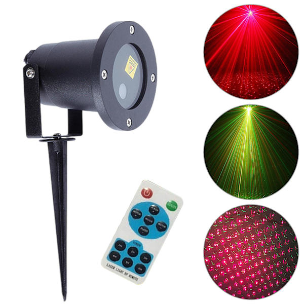 Utomhus Laserprojektor Jul Landskap Fairy Laser Ljusstjärnshow Xmas Fg