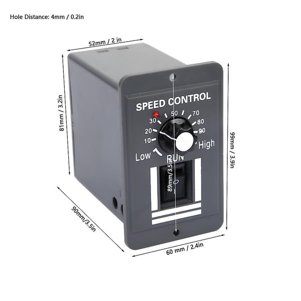 Variabel Hastighed DC Motorstyring Pulsbreddemodulation 30A DC9-60V (X0530)