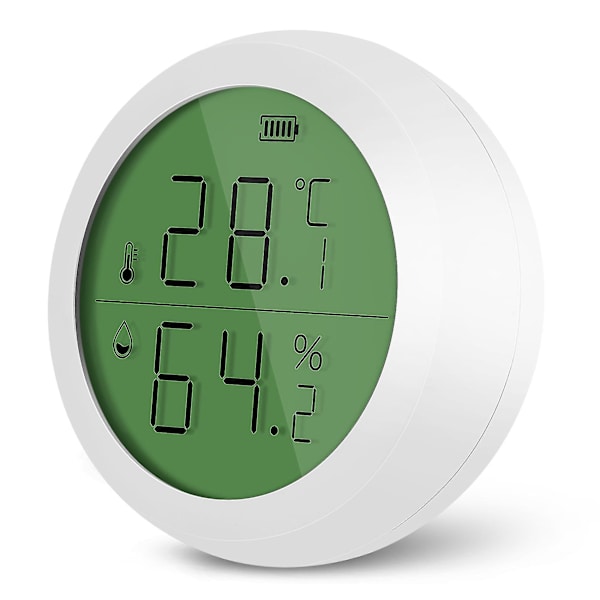 Zigbee 3.0 Trådlös Temperatursensor Tuya och Smart Life App-kontroll Temperatur och Luftfuktighetssensor