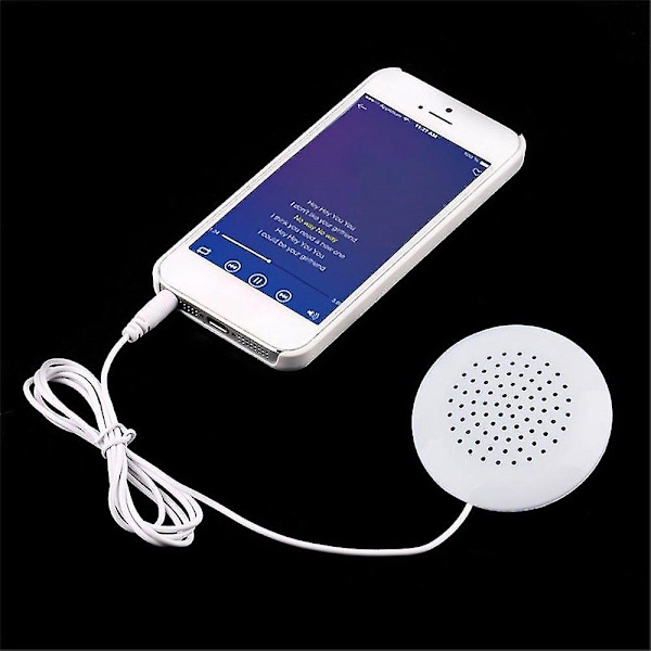 Mini Hvit 3,5 mm Putehøyttaler For CD Radio MP3-spiller