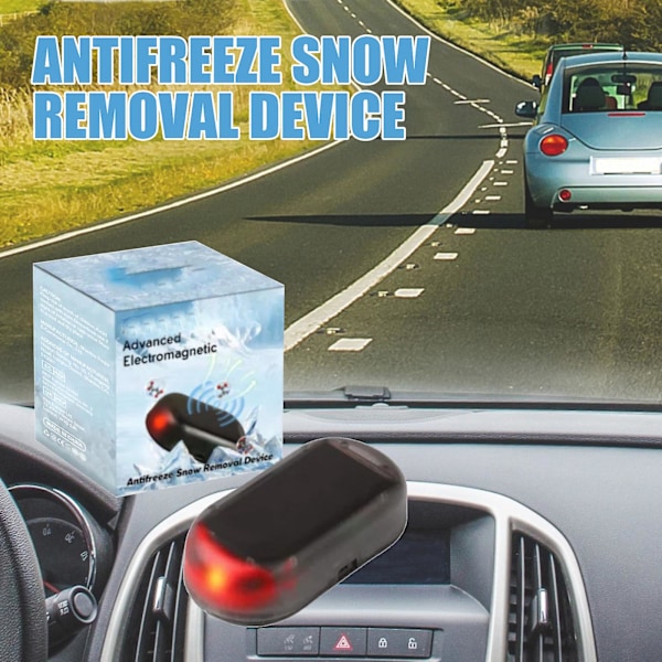 Solar Anti-theft Light In The Car, Anti-theft Car Alarm Light, Anti-freeze Electromagnetic Car Snow Removal Device