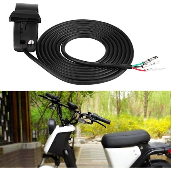 EBTOOLS Universal 22mm 7/8 tommer Elektrisk Joystick Hastighedsstyring Gashåndtag Sæt til Elcykler Scootere