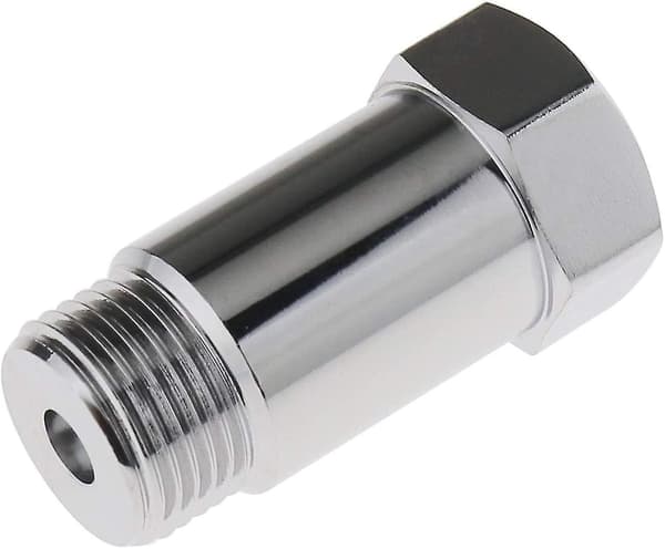 Oxygen Sensor Forlængerstang Forlængeradapter Fastgørelsessæt (sølv) (1 stk)