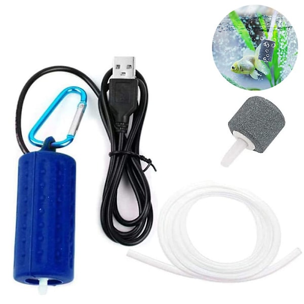 Dhrs Akvarium Luftpumpe, Ultra-stille Akvarium Fisketank Oxygen Luftpumpe, Høj Effektivitet, Energibesparende, Plug And Play