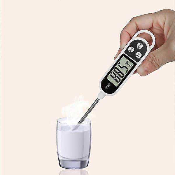 Kötttermometer med Lång Sond Digital Direktavläsning Mattermometer