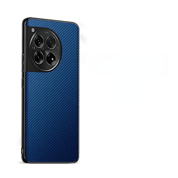 Til Oneplus 12 Etui Kulfiber Tekstur, Kulfiber Pu Læder Etui Kompatibel Oneplus 12 Stødsikkert Slankt Beskyttelsesetui