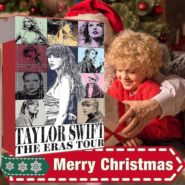 Joulu Taylor Swift avaimenperä rannerengas Advent Countdown Kalenteri Yllätyslahja