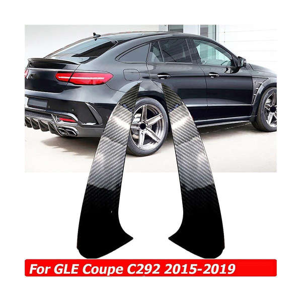 Takapuskurin spoilerin verhoilu Coupe C292 Gle63s Gle400 Gle450 4matic 2015-2019 kiiltävä musta