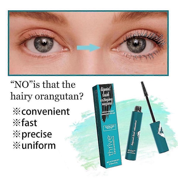 Thrive Causemetics Liquid Lash Extensions Mascara Tjock Böjande Vattenfast