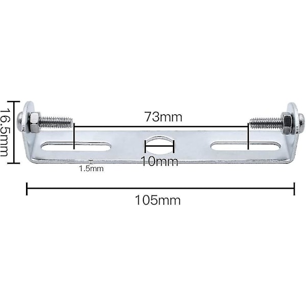 [4 stykker] Taklampebrakett 100 mm Hengelampetilbehør Takkronelys Taklampe