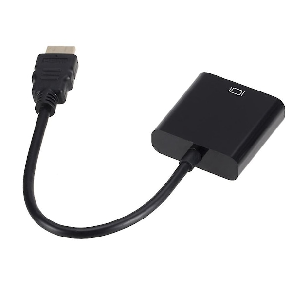 HDMI till VGA-kabelkonverterare Adapter Digital Analog för surfplatta Laptop PC TV