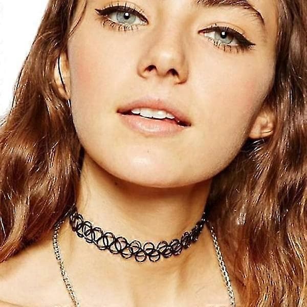 Choker Halskæde - One Size Sort