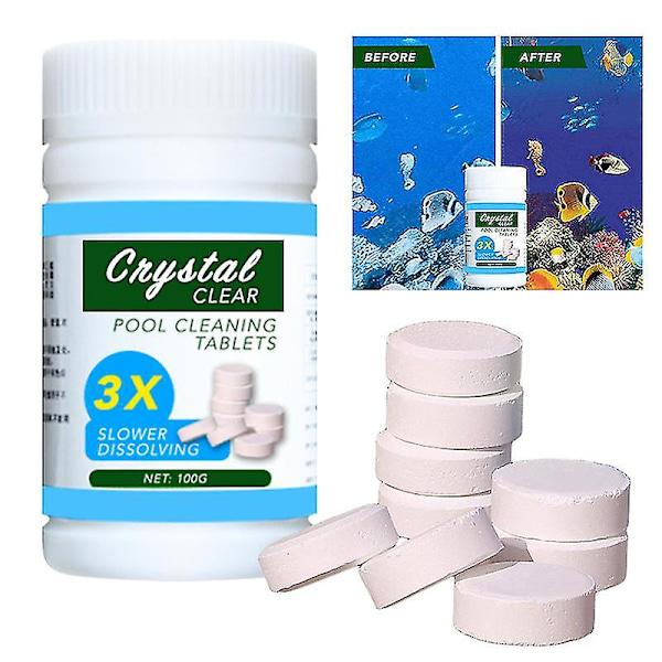 200 Pcs Pool Cleaning Tablet Safe Long Lasting For Swimming Pool