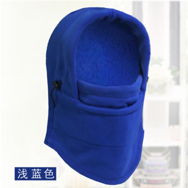 Tjock multifunktionell fleece ridhuva maskerad hatt CS-hatt utomhus ridhatt 7