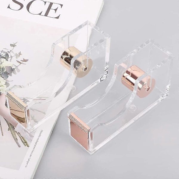 1 stk. Klar Akryl Tape Dispenser, Tape Dispenser Kutterholder
