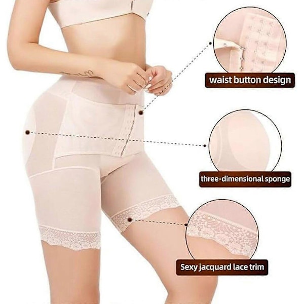 Formende Body Sculpting Højtaljede Bukser med Mavekontrol og Numseløft, Komfortabel Pasform
