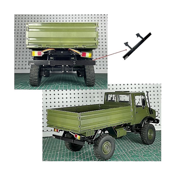 -p06 Metalinen Takapuskuri Ldrc -p06 P06 Unimog 1/12 Rc-Kuorma-autolle, 2