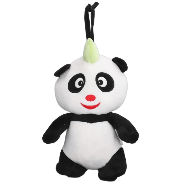 Klapvognslegetøj Panda Audible Forbedre kognition Komfortabelt blødt plys babylegetøj til hjemmevogn