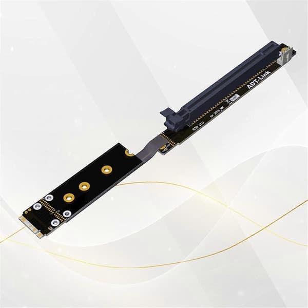 M.2 NVMe til PCI-E 4.0 X16 forlengelse Gen4 SATA strømkabel Umper Mining-kabel GTX for AMD GPU grafikk