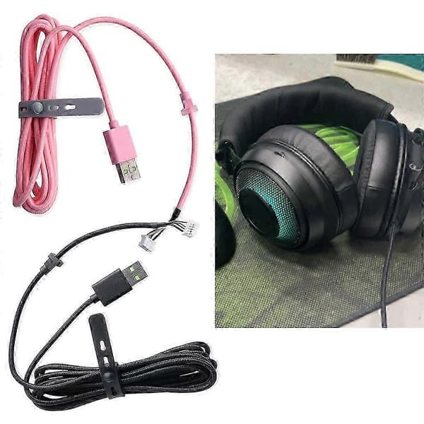 USB-kabelledning til Razer Kraken Ultimate / 7.1 V2 RGB / V3 Wired / Kitty