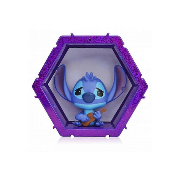 WOW! Forbindelig Fosforescerende Figur PODS 4D Stitch Model, Lilla