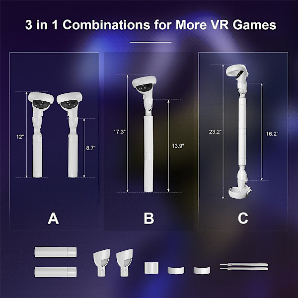 Beat Saber Greb til Controller til Lysabel Rgb Lysrør Vr Trænings Spil Greb Vr Tilbehør