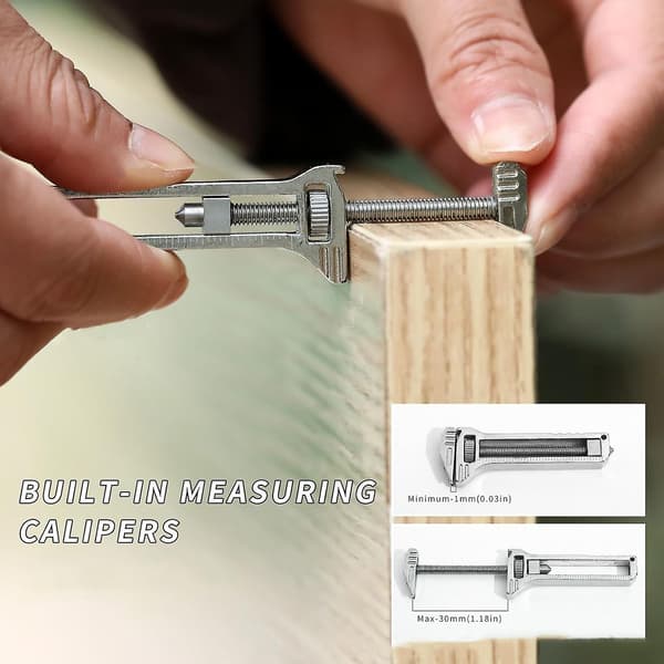 Mini Multitool Nøkkel, Kompakt Titan Multitool, Mini Legering Multi-Tool, Boksåpner og Flaskeåpner for Hverdagsberedskap, Camping og Fotturer