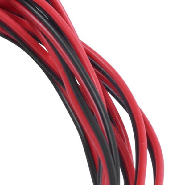 2x 22awg Rød Svart Dual Core elektrisk kabeltråd for bil autohøyttaler 5m