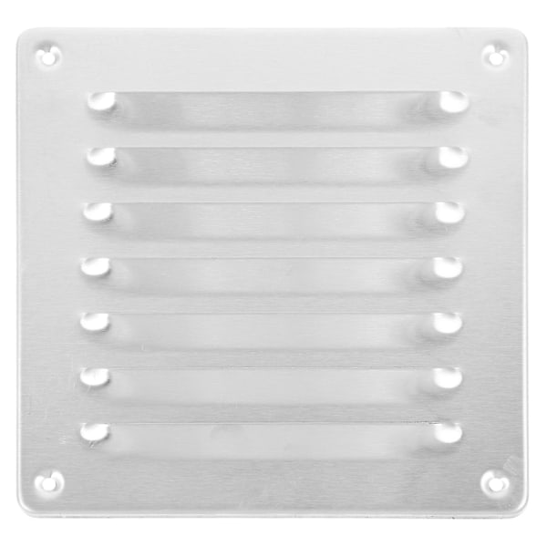 Square Vent Cover Grille Louvered Air Return Grille Stainless Steel Air Vent Grille Cover