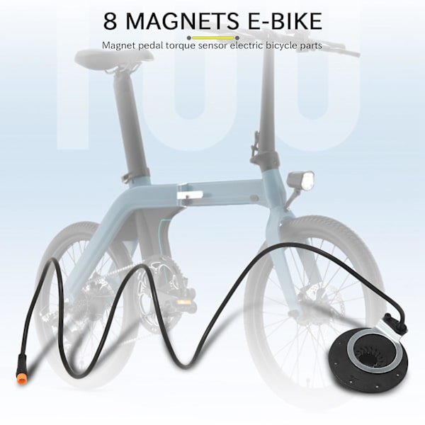 Sähköpyörän Bz-4 (8) Pas Kt 8 Magneetit Polkimien Vääntömomentin Anturi Ebike Osia Vedenkestävä Liitin Sähkölle