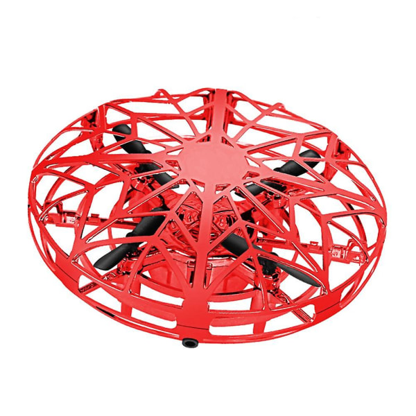 Natthengende fly for barn Nybegynner Ufo Intelligente flyleker med 360 roterende og ledede lys Drone leketøy for barn Bursdagsfest favoriserer