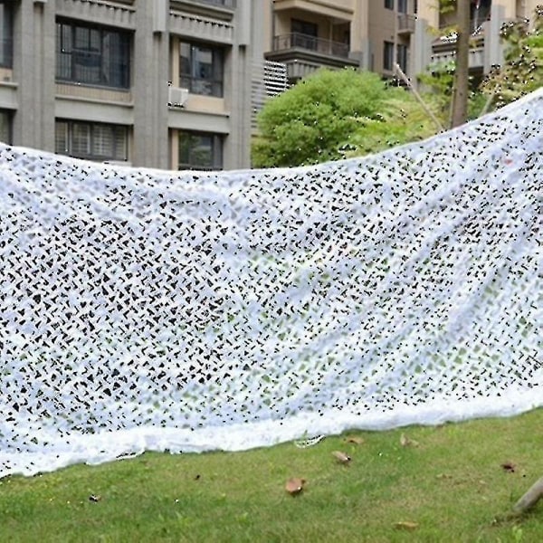 3 x 4m Kamouflage Nät Vit Skogsnät Jakt Nät