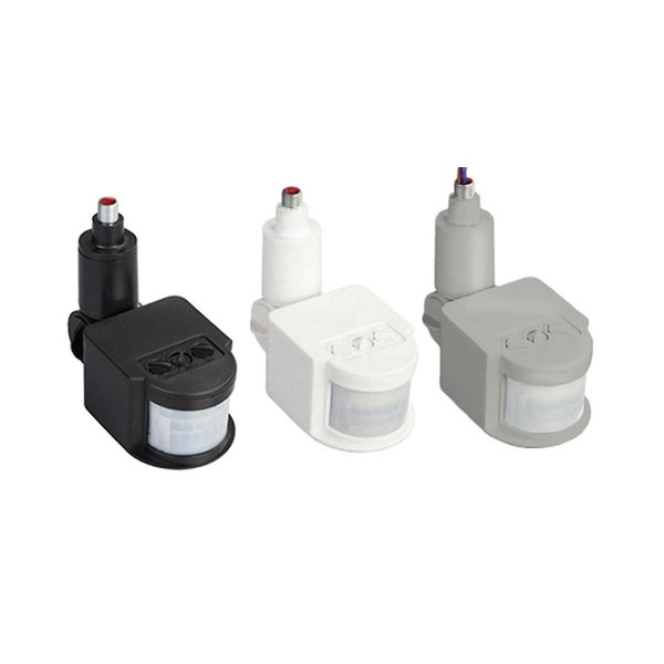 Rörelsedetektor 110vpir Rörelsedetektor Automatisk Infraröd Väggmonterad Timer Utomhus Led Rörelsesensor