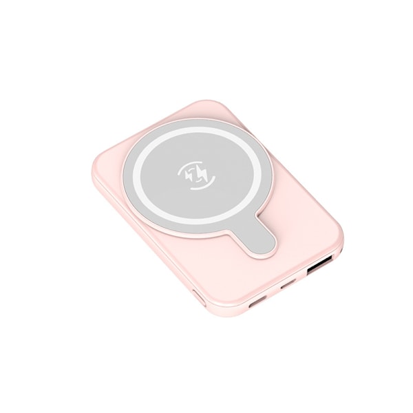 Ultratynd magnetisk trådløs oplader 5000 mAh mini hurtigopladning bærbar powerbank